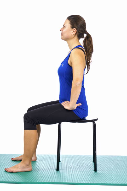 Eine dynamische, gesunde Sitzposition unterstützt die gesamte Körpermuskulatur.