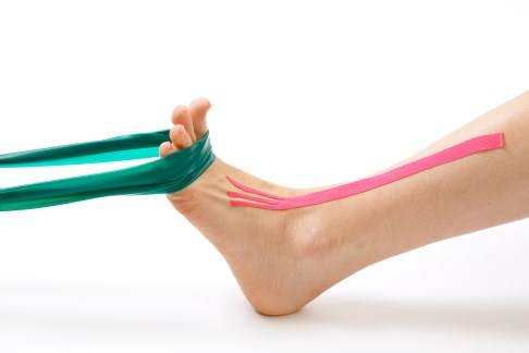 Stabilisierende Übungen zu den Aussenbändern des Fußgelenks