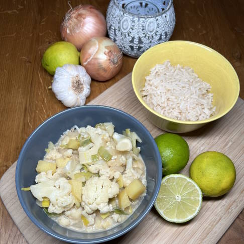 Blumenkohl-Curry mit Porree Rezept