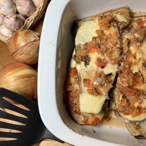 Parmigiana di Melanzane (Auberginenauflauf) Rezept