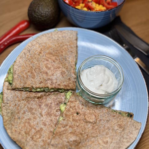 Quesadillas mit Zucchinifüllung Rezept