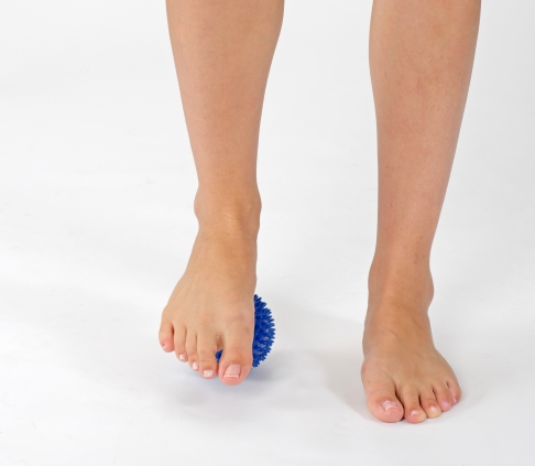 Durchblutungsförderung und sanfte Massage der Fußsohle