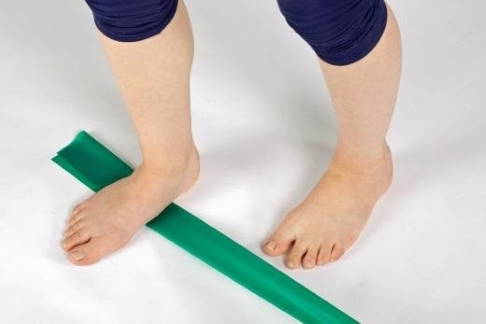 Übung zur Absenkung des Fußbettes